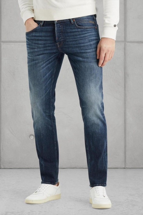 Cast Iron shiftback tapered indigo royal blu